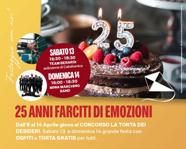 25 anni farciti di emozioni